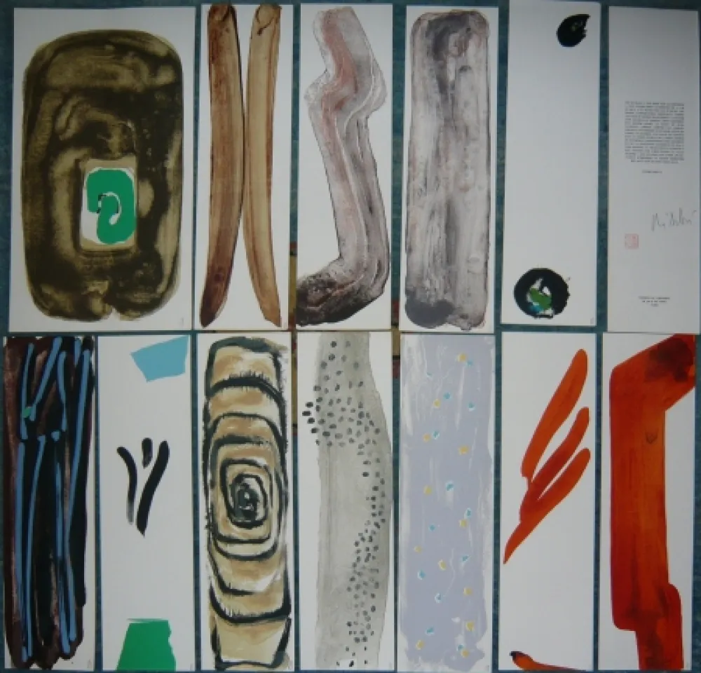 Litografía Debré - MU TEI - 13 lithographies signées