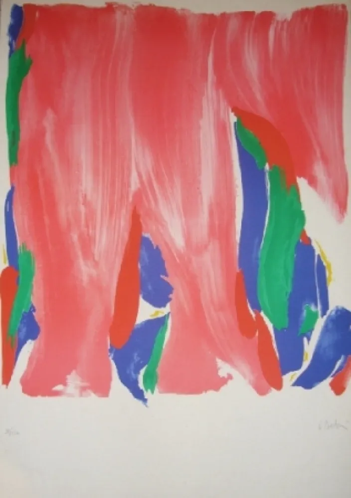 Litografía Debré - Musique indienne