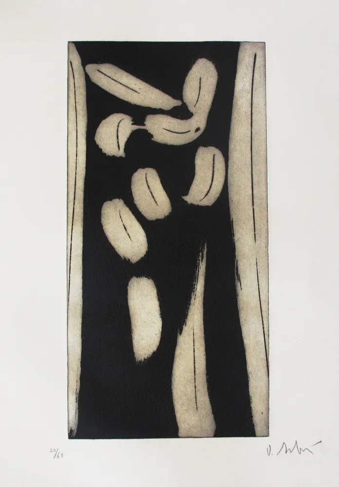 Aguafuerte Y Aguatinta Debré - Petit signe-Personnage V