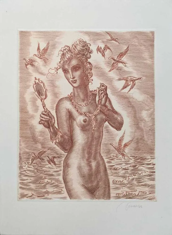 Aguafuerte Decaris - Vénus