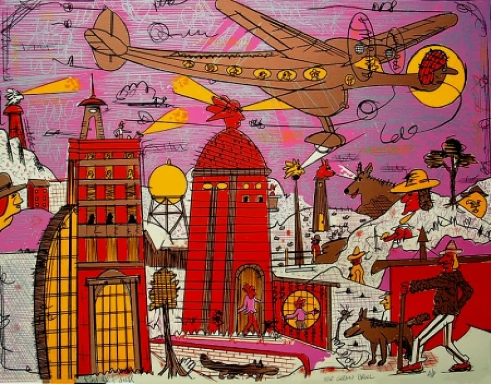 Litografía Deforest - Story of Flight II