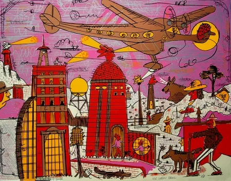 Litografía Deforest - Story of Flight II