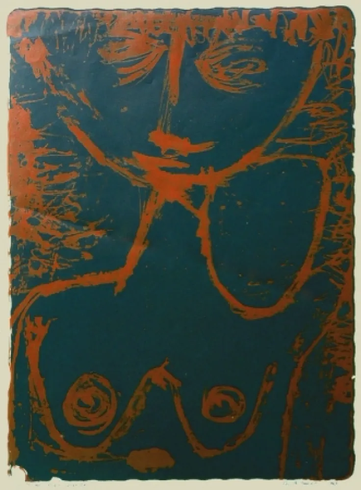 Litografía Deforest - The Young Spinster