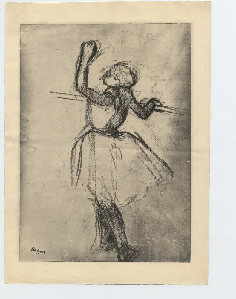 Aguafuerte Y Aguatinta Degas - Danseuse (étude, vers 1878)