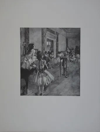 Grabado En Madera Degas - La classe de Danse