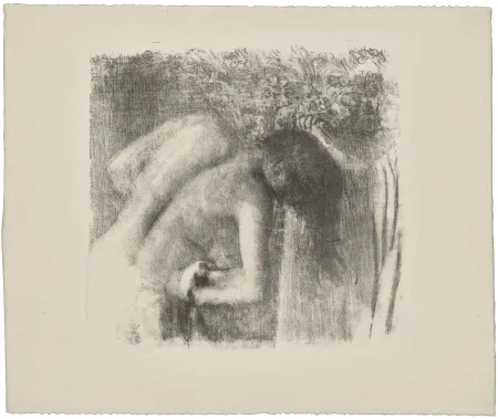 Litografía Degas - La sortie du bain