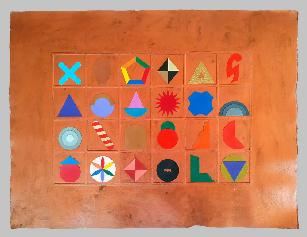 Serigrafía Del Pezzo - Casellario