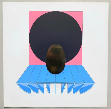 Serigrafía Del Pezzo - Composizione