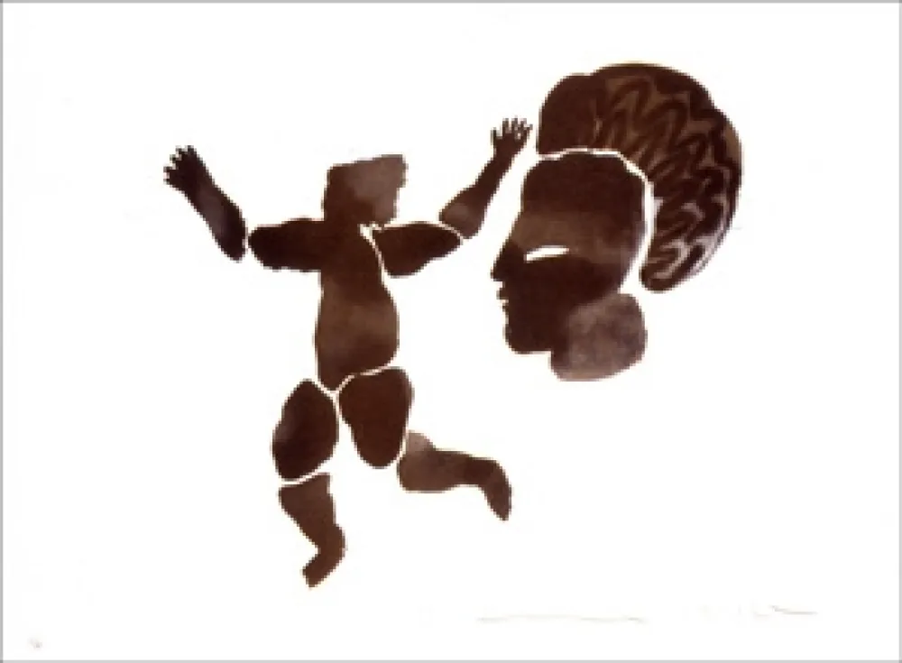 Litografía Del Re - Danse noire