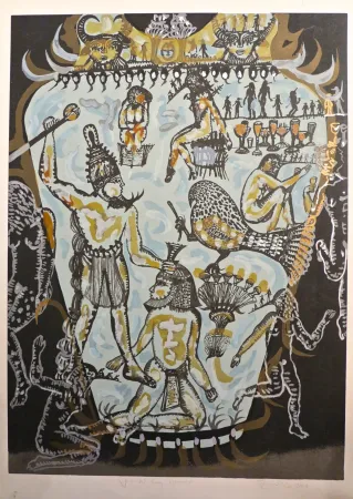 Litografía Del Rio - Vaso del rey