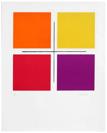 Serigrafía Delahaut - Sans titre