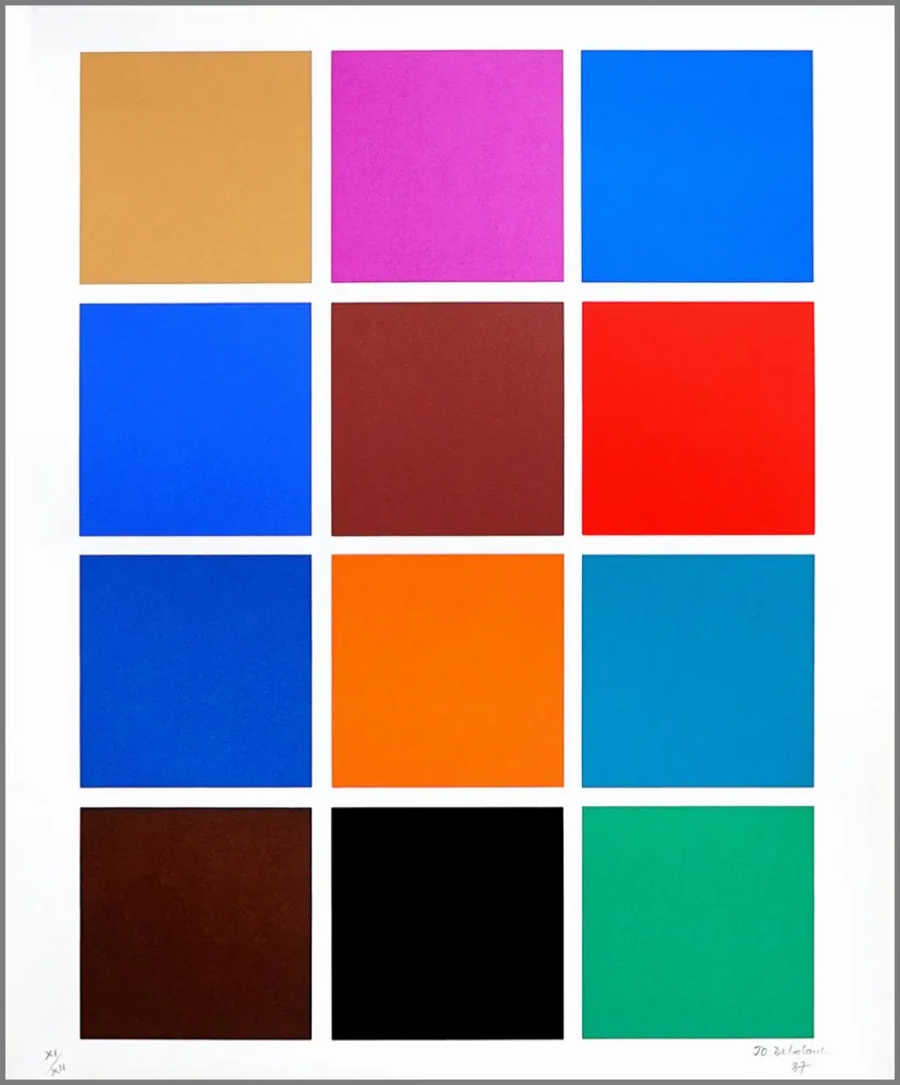 Serigrafía Delahaut - Sans titre