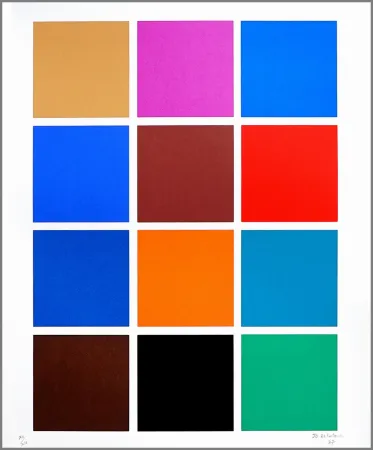 Serigrafía Delahaut - Sans titre