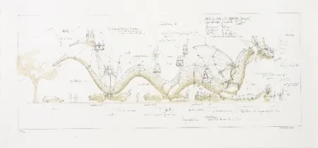 Litografía Delarozière - Le dragon