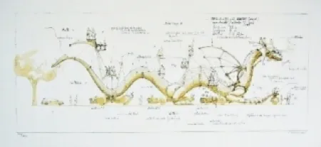 Litografía Delarozière - Le Dragon
