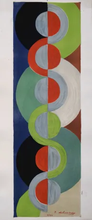 Litografía Delaunay - (After) Rythme, 1980