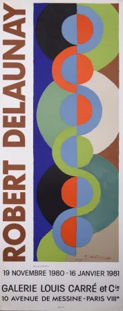 Litografía Delaunay - (After) Rythme, 1980