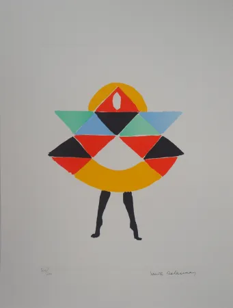 Litografía Delaunay - Carnaval 