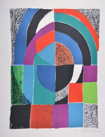 Litografía Delaunay - Cathédrale 