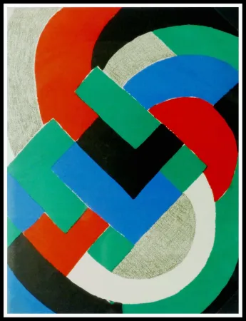 Litografía Delaunay - COMPOSITION 