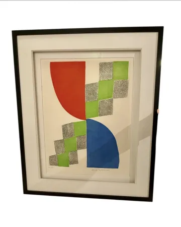 Aguafuerte Y Aguatinta Delaunay - Composition