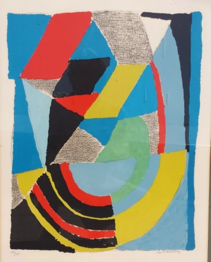 Litografía Delaunay - Composition