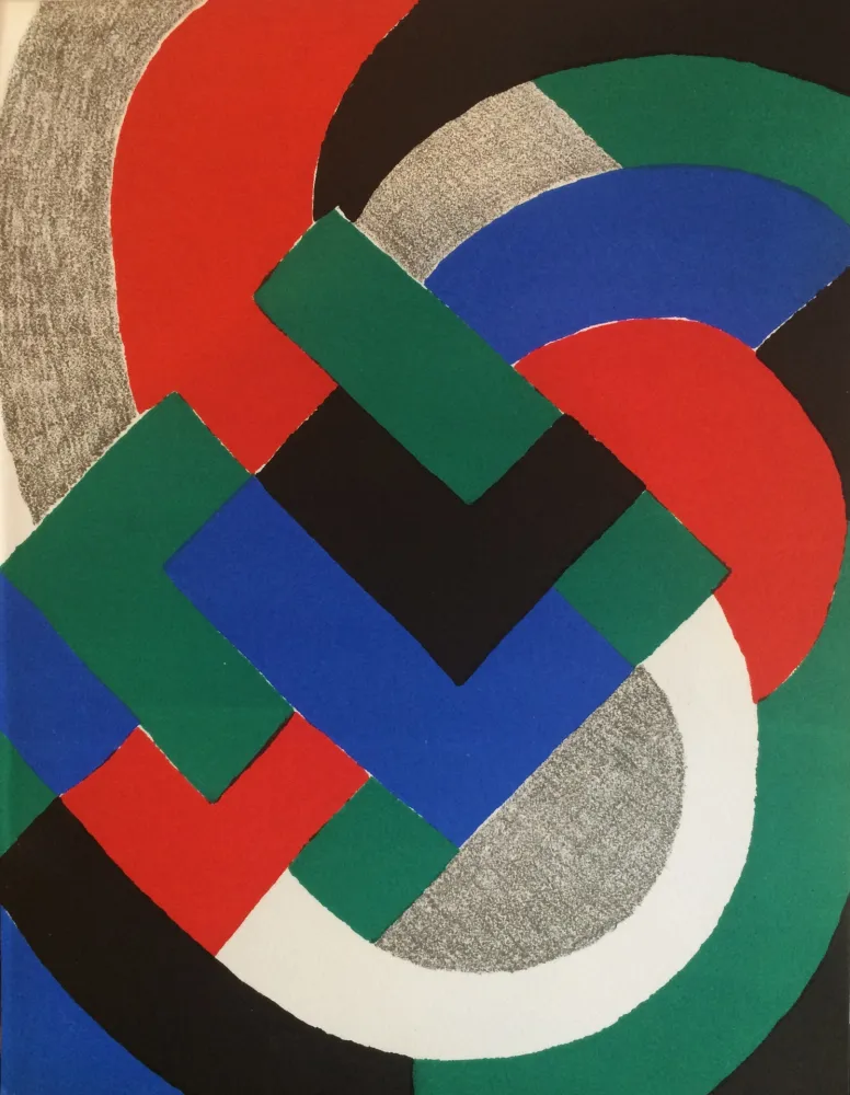 Litografía Delaunay - Composition