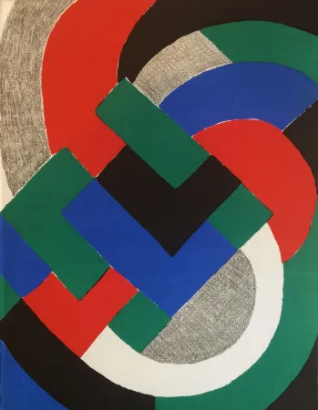 Litografía Delaunay - Composition