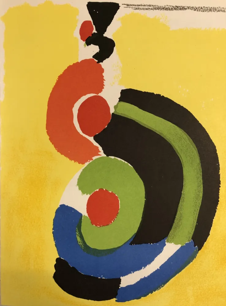 Litografía Delaunay - Composition géométrique