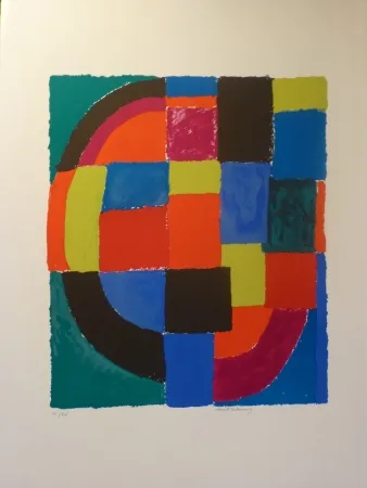 Litografía Delaunay - Guépard 