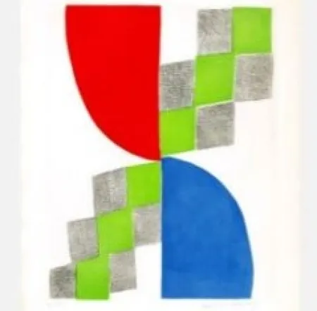 Grabado Delaunay - Humanité circa 1970
