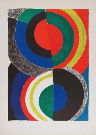 Litografía Delaunay - Idole
