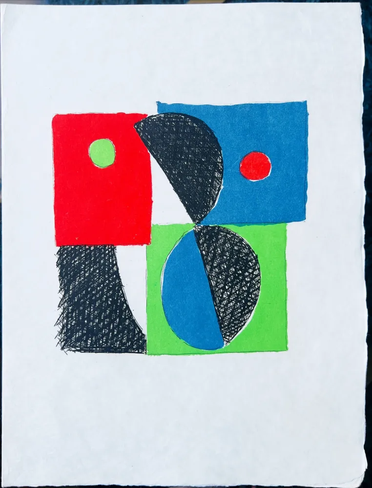 Aguafuerte Delaunay - Juste Présent