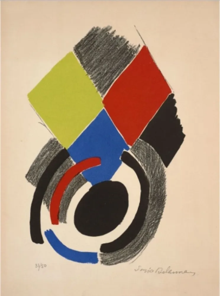 Litografía Delaunay - Magie des rythmes