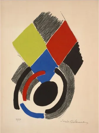Litografía Delaunay - Magie des rythmes