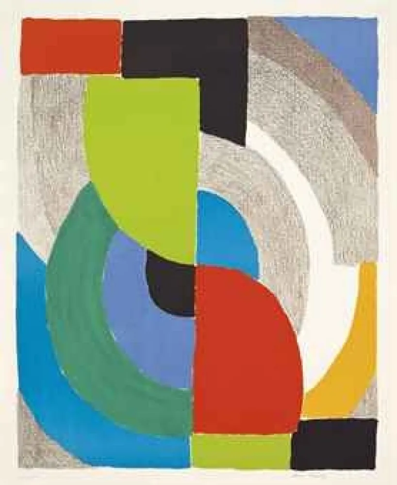 Serigrafía Delaunay - Olympie
