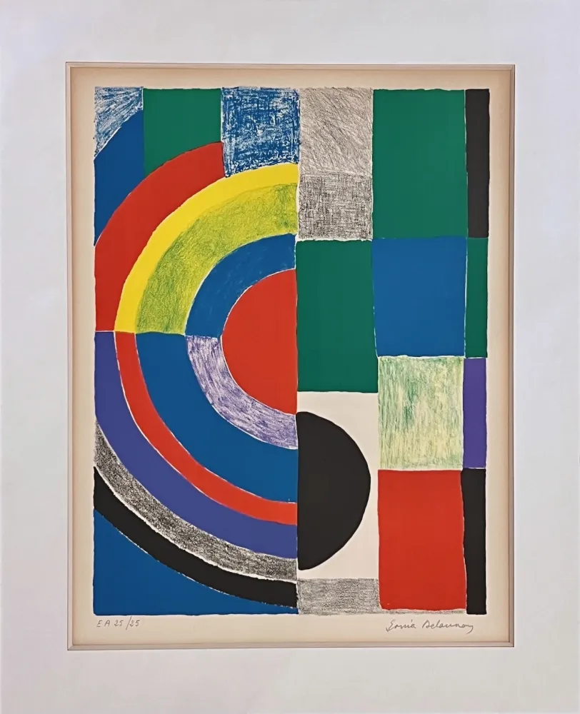 Litografía Delaunay - Rythme Colore