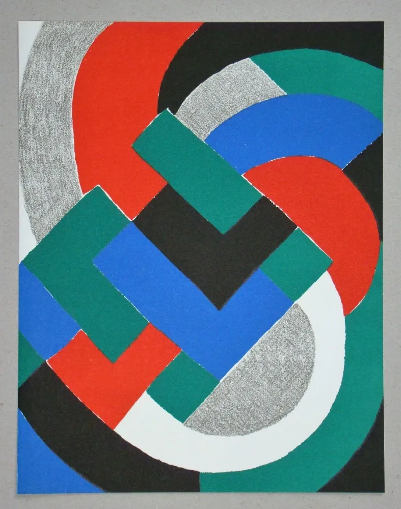 Litografía Delaunay - Rythme couleurs