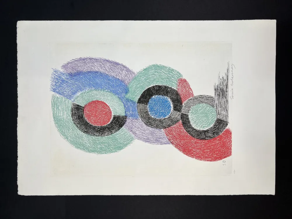 Aguafuerte Y Aguatinta Delaunay -  Rythmes colores