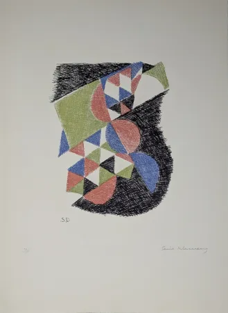 Aguafuerte Delaunay - Sans titre 