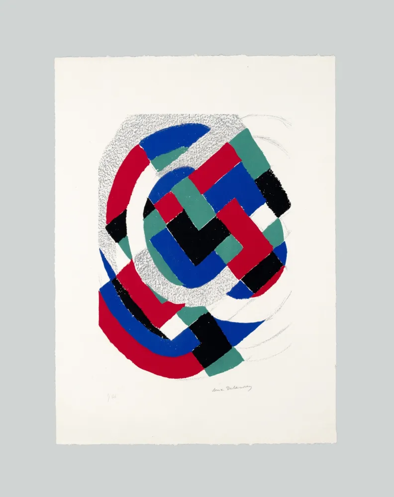 Litografía Delaunay - Senza titolo