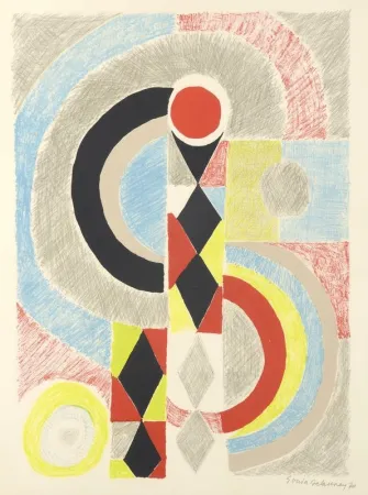 Litografía Delaunay - Totem