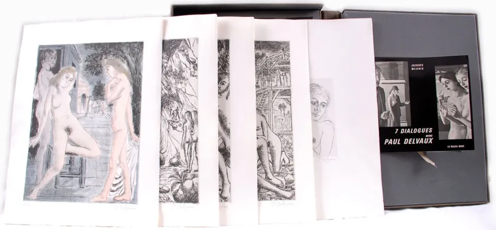 Libro Ilustrado Delvaux - 7 dialogues avec Paul Delvaux