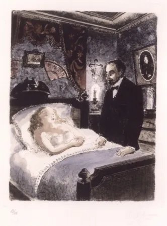 Sin Técnico Delvaux - LE PAYS DES MIROIRS - 16 gravures aquarellées