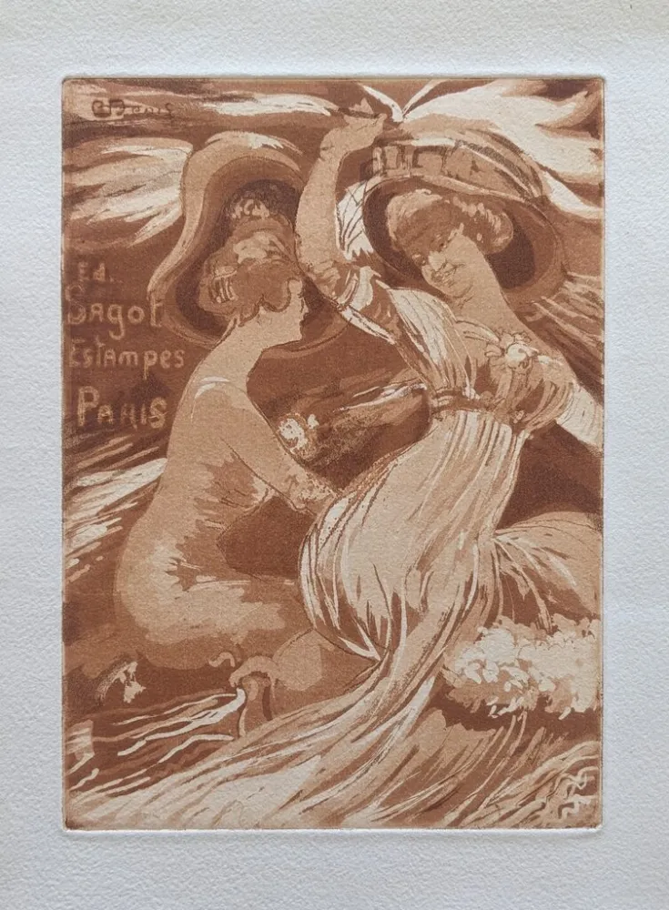 Aguatinta Denis - Edmond Sagot Estampes Paris