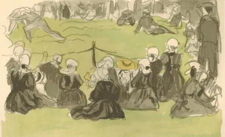 Libro Ilustrado Denis - Le crépuscule sur la mer.  Illustrations de Maurice Denis.