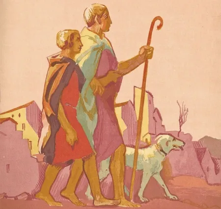 Libro Ilustrado Denis - Le Livre de Tobie, Traduit sur la Vulgate.Illustrations de Maurice Denis, Gravées sur bois par Jacques Beltrand