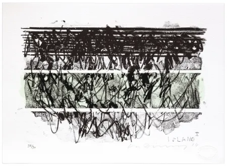 Litografía Denning - Islande I