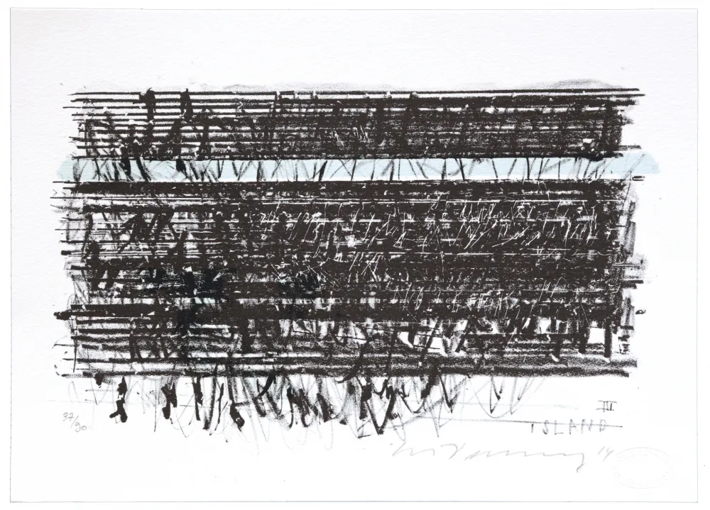 Litografía Denning - Islande III