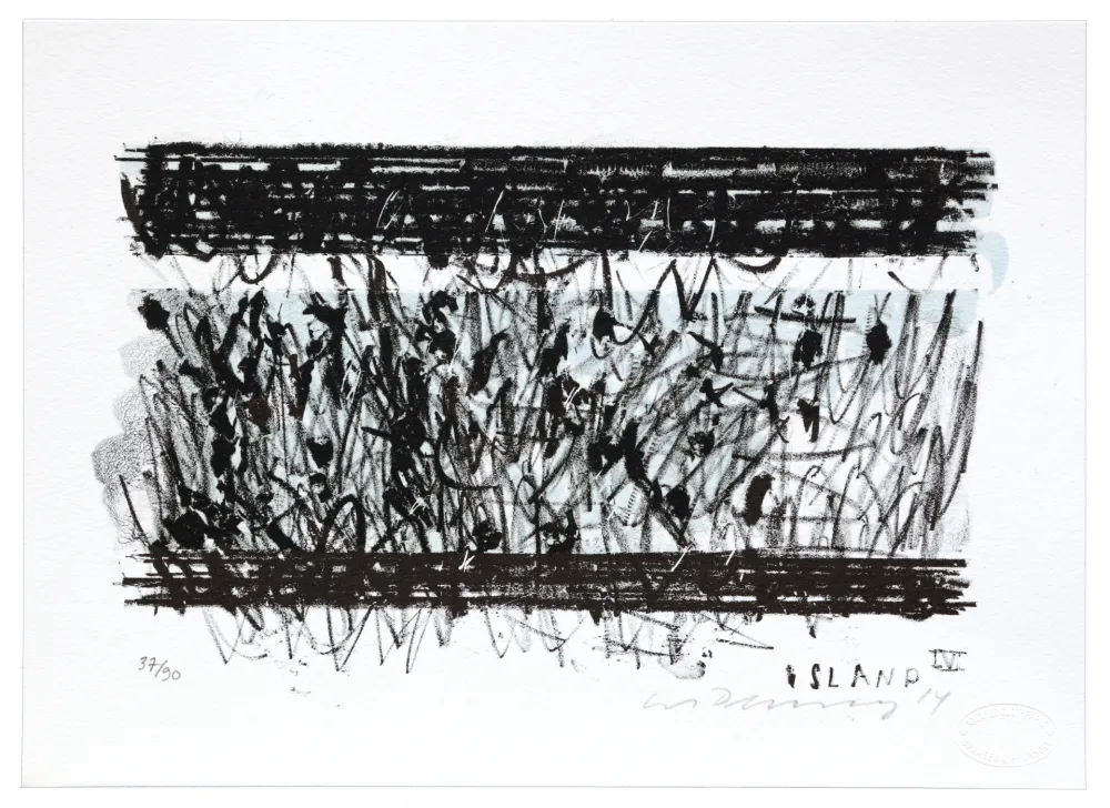 Litografía Denning - Islande IV